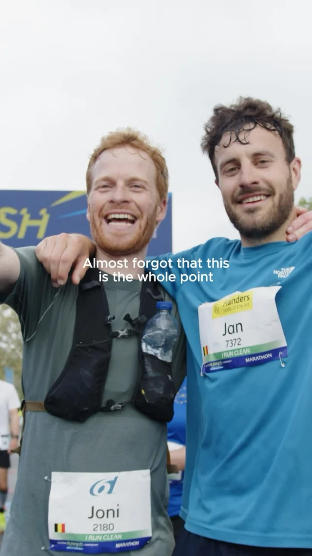 This is the whole point ❤️‍🔥🏃‍♂️ #runwiththechampions #brusselsleuven2025